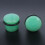Green Single Flared Ear Plug Tunnel Natural Stone Mushroom 4