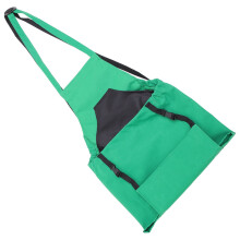 Fruit Picking Apron Storage Holder Green Cotton Canvas 1