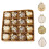 Champagne Black Gold Christmas Tree Ornaments Plastic 2