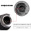Black Cold Air Intake Filter Cone 76mm Washable Dry 3