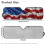 3D American Flag Windshield Sunshade for Jeep Wrangler 6