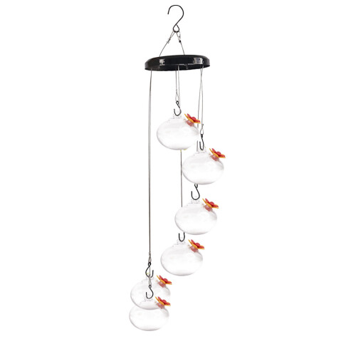 Hummingbird Feeder with Wind Chime Leak-Proof Ant-Bee Proof 2