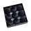 Matte Black Velvet Christmas Ornaments 9 pcs 2