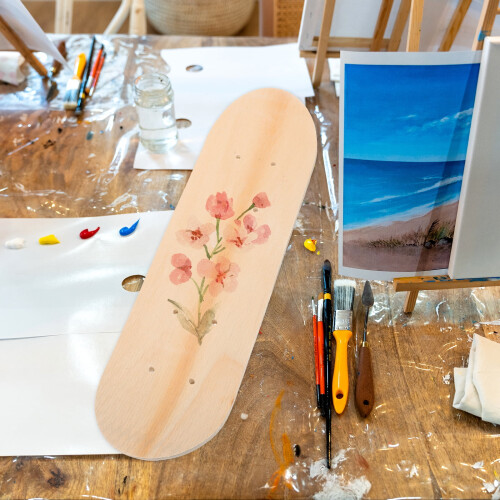 Blank Skateboard Deck Toy for DIY Graffiti Painting 3 pcs 2