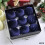 Matte Black Velvet Christmas Ornaments 9 pcs 5