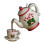 Teapot Ornament Holly Berry Christmas Decor 3