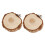 MUSEYA Wooden Platform Perch Stand for Bird Cage 2 pcs 6