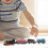 Retro Steam Train Toy Kit 4PCS Pull-Back Push and Go 2