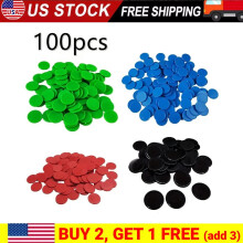Opaque Plastic Learning Counters Set 100 pcs with Box