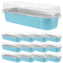 Aluminum Foil Mini Loaf Pans with Lid 25 pcs