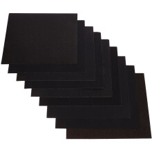 Black Sandpaper Sheets Set 60-320 Grit 9 Sizes