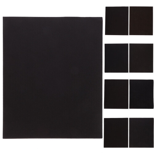 Black Sandpaper Sheets Set 60-320 Grit 9 Sizes 2