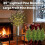 Christmas Lighted Norfolk Pine Branches 13.8 inch 4