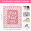 Pink Checkered Throw Blanket for Aunt 60"50" 4