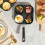 XiYing Non-Stick Griddle Pan Iron Cookware 20 cm Square 1
