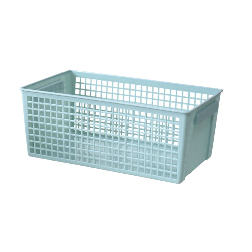 Stackable ventilated storage bins with handles 6-pack