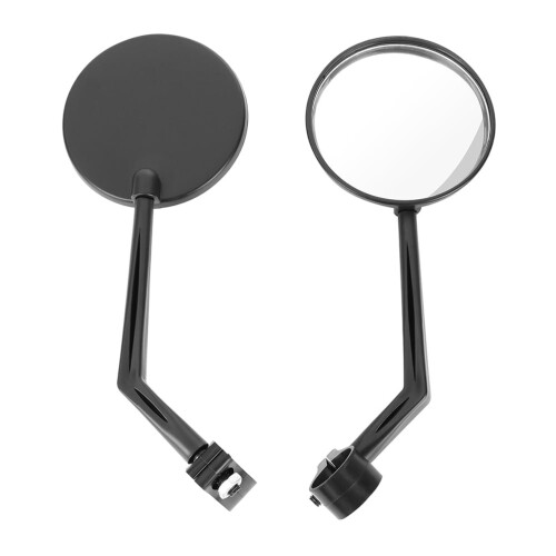 Cycling Rear View Mirror Convex Black 4 pcs 2