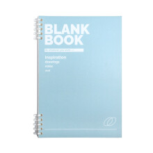 B5 Notebook with 8mm Grids Plastic Cover 60 Sheets