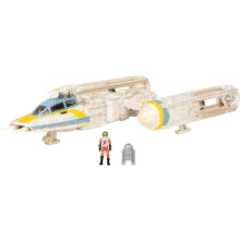 STAR WARS Micro Galaxy Squadron Gold Leader's Y-Wing - 5-Inch Starfighter Class Vehicle with 1-Inch Jon Vander & R2-BHD Micro Figure Accessories