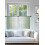 Sage Green White Gradient Sheer Curtains 52x54 Rod Pocket 4