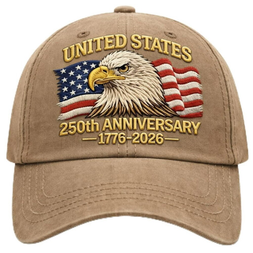 United States 250th Anniversary Baseball Cap