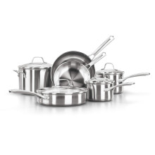Set di pentole Calphalon Classic in acciaio inossidabile da 10 pezzi