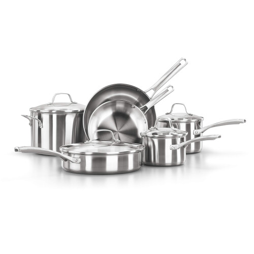 Calphalon Calphalon Classic Stainless Steel 10-Piece Cookware Set
