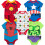 Marvel Bodysuits Marvel Bébé Garçons 5 Pièces - Hulk, Spiderman, Iron Man, Captain America 3-6 Mois 1