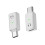 Lightning Hun til Type-C Han Øretelefon Adapter til Apple 15 - HiFi Lydkvalitet White 3