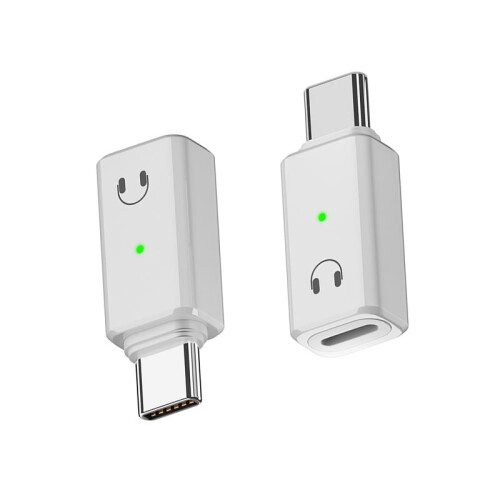 Lightning Hun til Type-C Han Øretelefon Adapter til Apple 15 - HiFi Lydkvalitet White 2