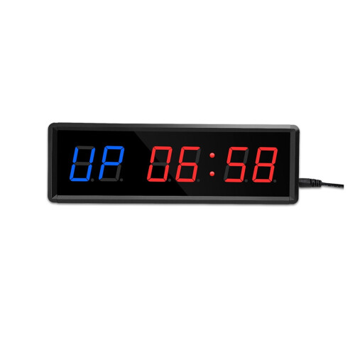 Gym Timer LED Digital Countdown Clock 1.5 Inch Digits