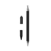 3-in-1 magnetischer kapazitiver Stylus für Tablets und Smartphones - Universeller Touchscreen-Stift, kompatibel mit Apple, Samsung und Huawei Black