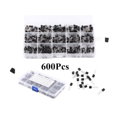 TO-92 Transistor Assortment Kit 600 Pieces