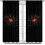 Dragon Phoenix Blackout Curtains 84x84 inches Red Blue 2