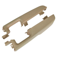 1 Par de Capa de Base para Apoio de Braço de Porta Dianteira Bege para Chevy Tahoe 1999-2006 12472876 88981574 15703701 15703702