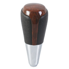 Car Gear Shift Knob Gear Shift Handball for Camry Yaris RAV4 Prius C 2012-2018 Wood Grain