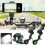 Universal Bike Phone Mount with Flashlight Compass 4