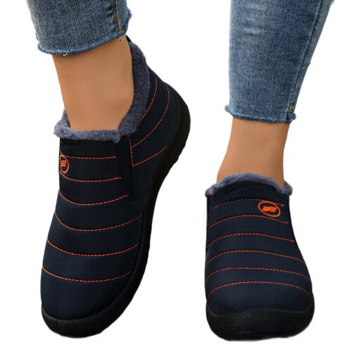 Women's Snow Boots Fleece-Lined Ankle Booties Size 6 2