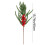Christmas Pine Cone and Red Berry Picks 15 inch 3