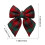 Christmas Plaid Bows Decoration Set, 12 pcs 3