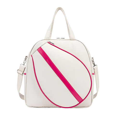 GASTROPOD racket shoulder bag white
