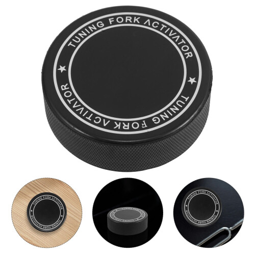 LEORX Tuning Fork Puck Accessory Black Activator 1 Pack