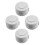 WINOMO Door Baby Proofing Set White PP Round 4 Pack 7