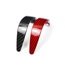 Real Hard Carbon Fiber Car Gear Shift Knob Cover for Cayenne 2004-2009 Trim Accessories,A