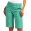 Women's Solid Elastic Twill Hiking Shorts with Pockets 6