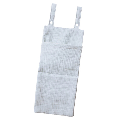 Baby Bedside Hanging Bag Cotton Organiser with Multiple