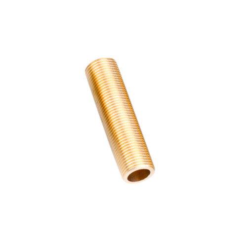 Brass Running Nipple Fitting 25mm G3/4 Thread Gold 6x80