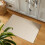 Polyester Area Rug Beige Black Striped 31.5x19.7 in 4