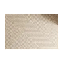 Polyester Area Rug Beige Black Striped 31.5x19.7 in