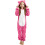 Bear Ear Plush-Lined One-Piece Pyjama Set Hot Pink Size 110 1